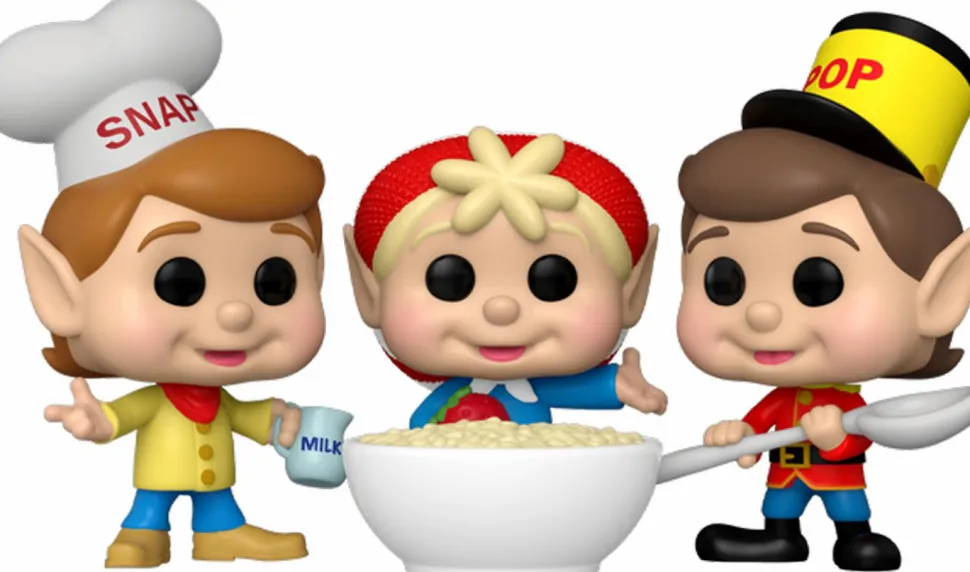 Kellogg's - Snap, Crackle, & Pop Rice Krispies Pop! Moment Vinyl Figure