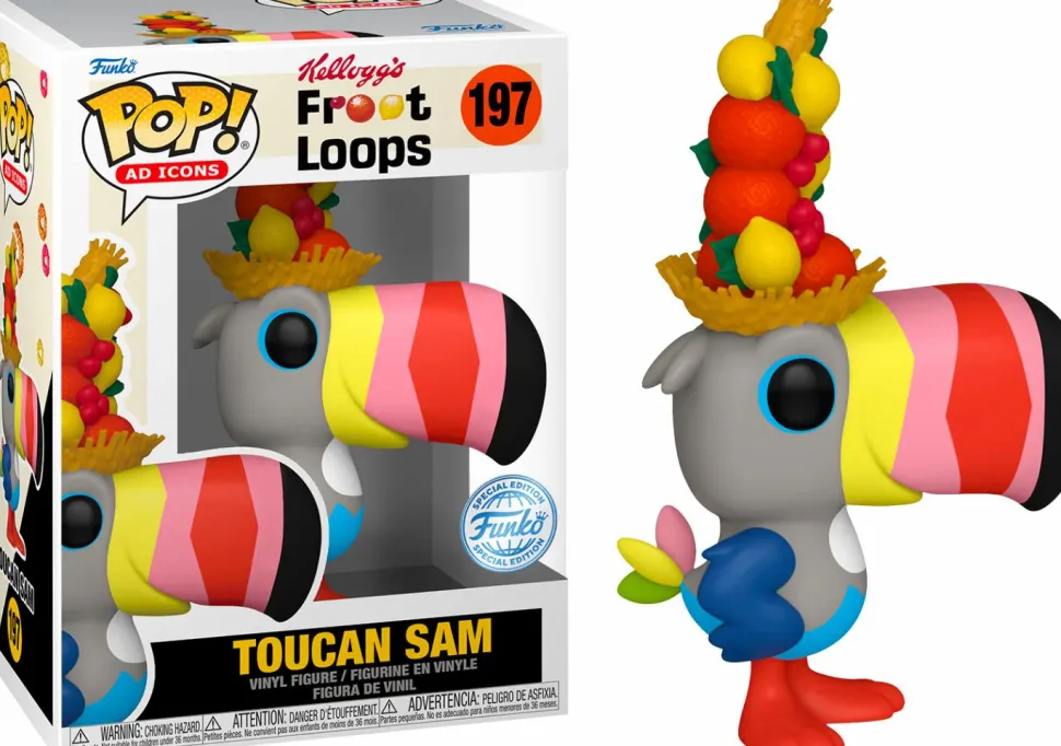 Kellogg's Froot Loops - Vintage Toucan Sam Pop! Vinyl Figure (Popcultcha Exclusive)