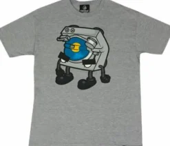Kidrobot - T-Shirt Bent World Tables Gray Male
