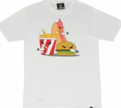 Kidrobot - T-Shirt Fast Food Mongers White Male