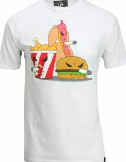 Kidrobot - T-Shirt Fast Food Mongers White Male