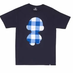 Kidrobot - T-Shirt Munny Blue Check Male Navy