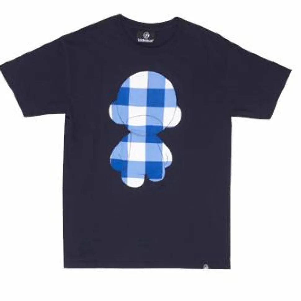Kidrobot - T-Shirt Munny Blue Check Male Navy