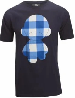 Kidrobot - T-Shirt Munny Blue Check Male Navy