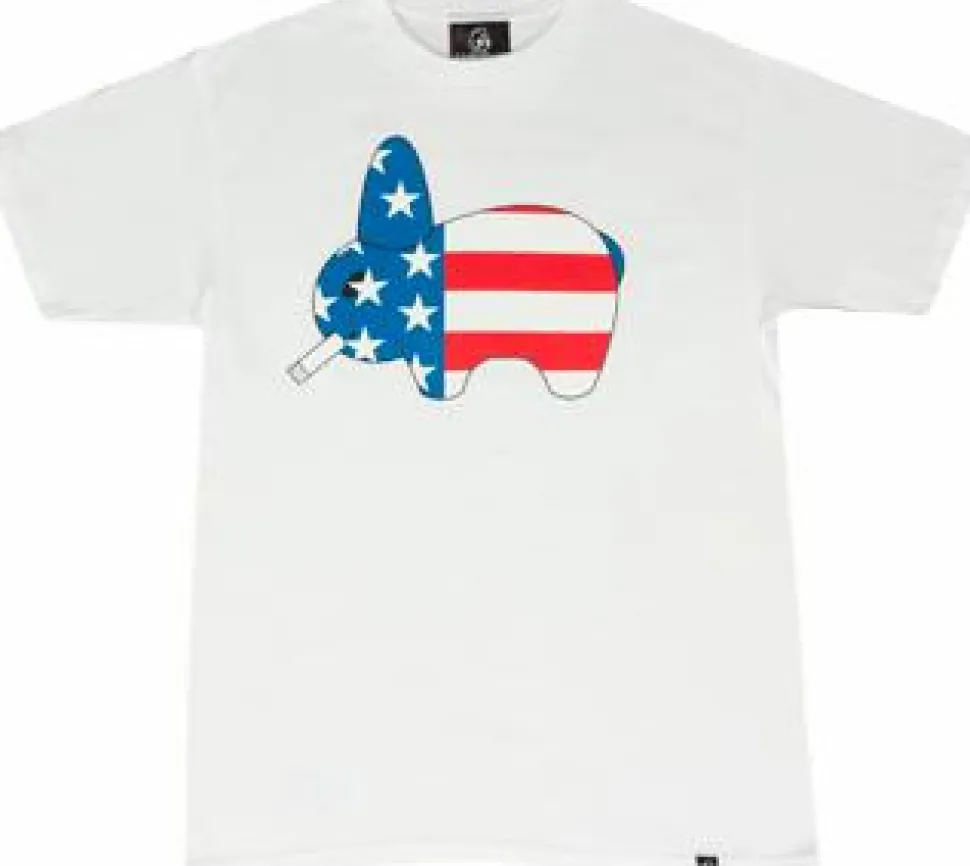 Kidrobot - T-Shirt Smork, Stars and Stripes White Male
