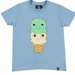 Kidrobot - Yummy Cone Blue Youth or Kids T-Shirt