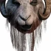 Kill Her Goats - Goatface Deluxe Adult Mask (One Size Fits Most)