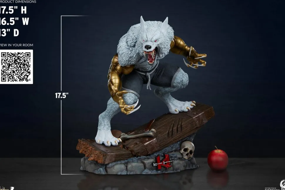 Killer Instinct - Sabrewulf White Wolf Variant 1/4th Scale Statue