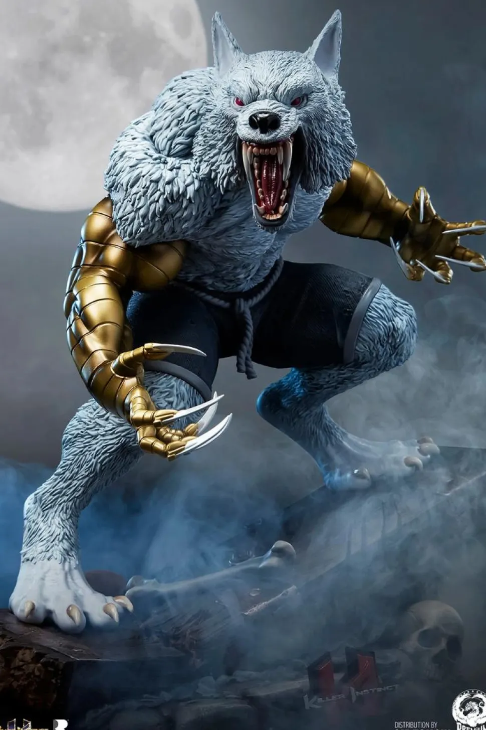 Killer Instinct - Sabrewulf White Wolf Variant 1/4th Scale Statue