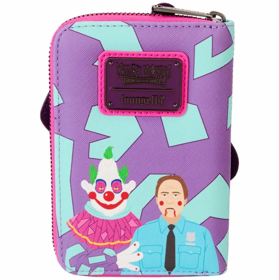 Killer Klowns from Outer Space - Jumbo Glow in the Dark 4" Zip-Around Wallet