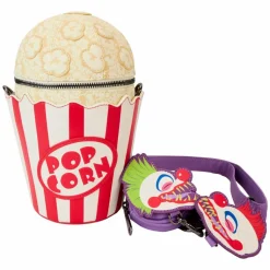 Killer Klowns from Outer Space - Popcorn Scented Glow in the Dark 10" Crossbody Bag with Coin Purse