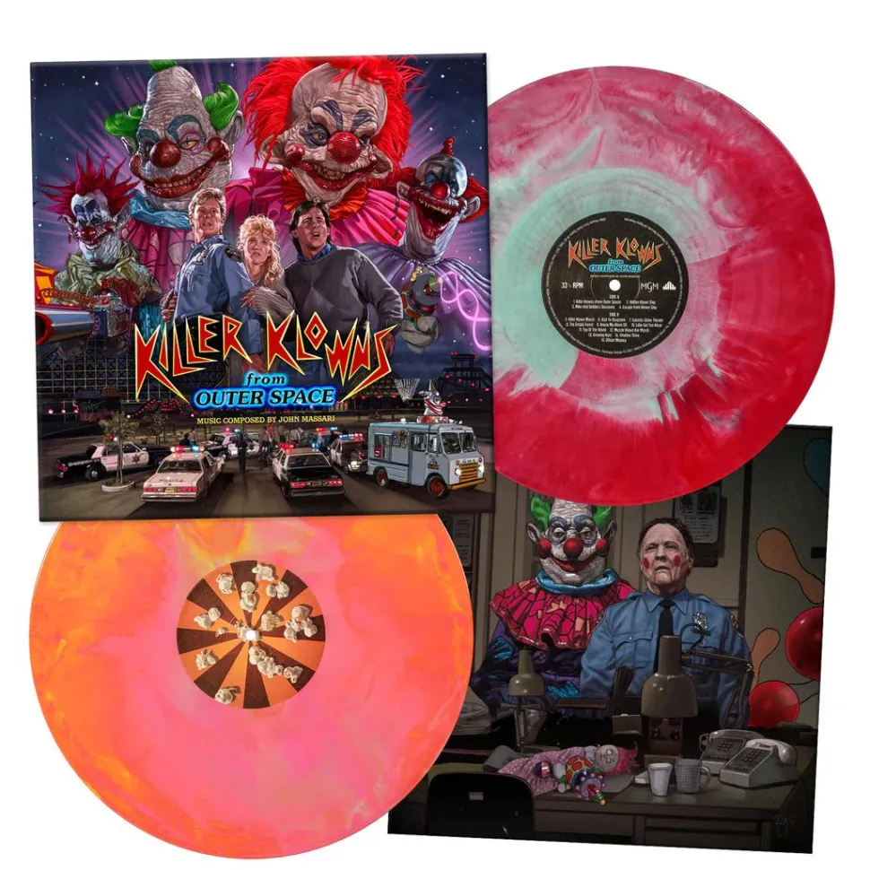 Killer Klowns from Outer Space (1988) - Original Motion Picture Soundtrack by John Massari 2xLP Vinyl Record (Killer Klown Handpoured Coloured Vinyl)