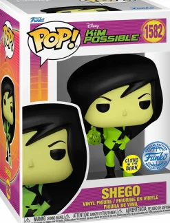 Kim Possible - Shego Glow-in-the-Dark Mystery Box (Includes Shego & 3 Exclusive Pop! Vinyl Figures)