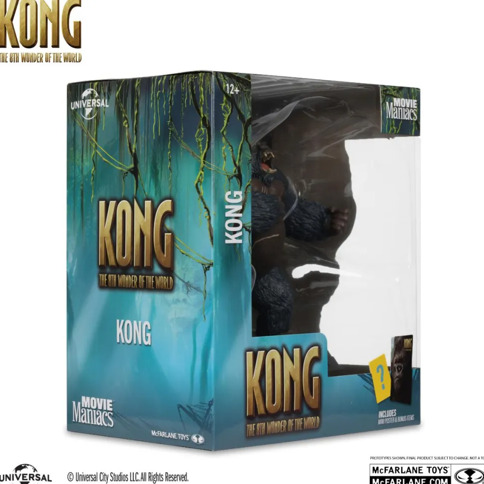 King Kong (2005) - Kong (The 8th Wonder of the World) Movie Maniacs 6" Scale PVC Statue