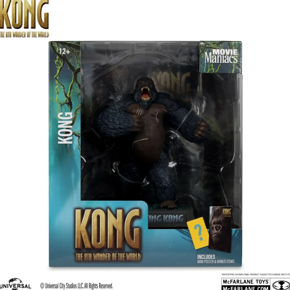 King Kong (2005) - Kong (The 8th Wonder of the World) Movie Maniacs 6" Scale PVC Statue