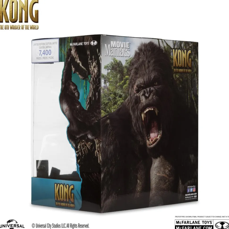 King Kong (2005) - Kong (The 8th Wonder of the World) Movie Maniacs 6" Scale PVC Statue