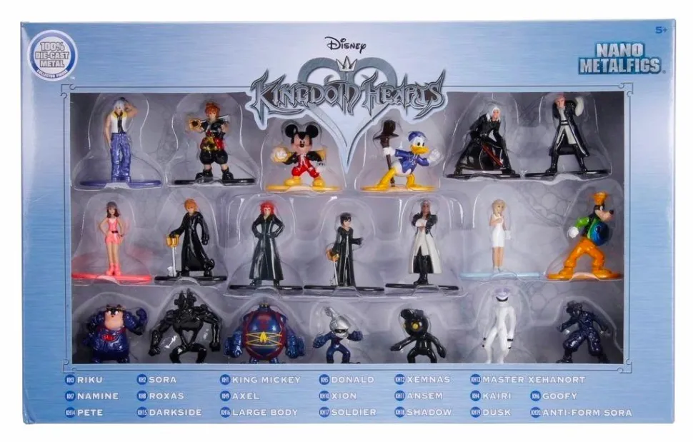 Kingdom Hearts - Nano Metalfigs 2” Die-Cast Figure 20-Pack