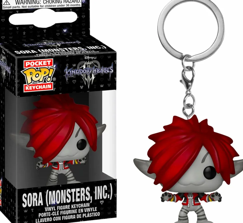 Kingdom Hearts III - Sora Monsters Inc. Pocket Pop! Vinyl Keychain