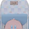Kirby - Checkerboard 11" Faux Leather Mini-Backpack and Coin Purse Set