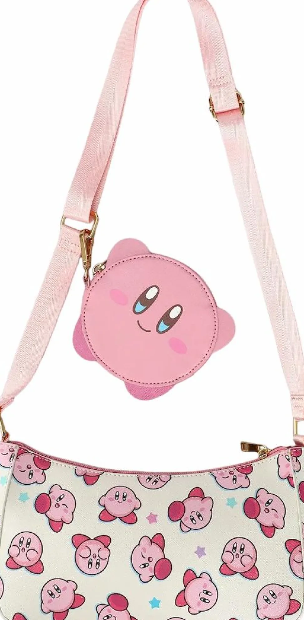 Kirby - Kirby 10" Faux Leather Crossbody Handbag with Coin Purse