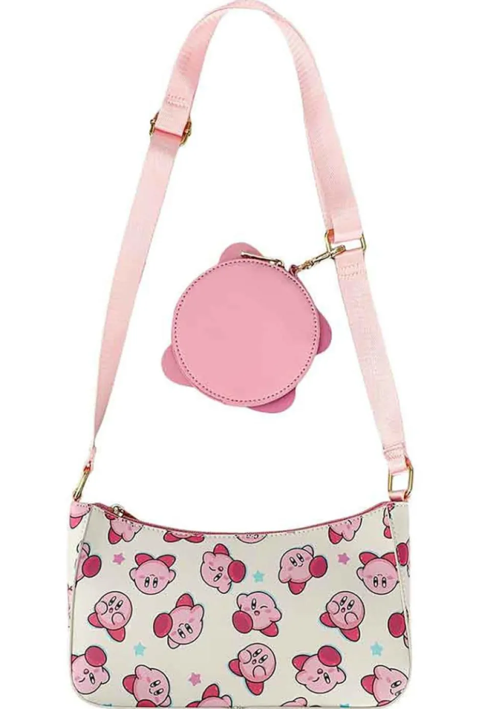 Kirby - Kirby 10" Faux Leather Crossbody Handbag with Coin Purse
