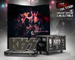 KISS - Alive! Stage Sign Road Case & Stage Backdrop Rock Iconz On Tour Scaled Replica