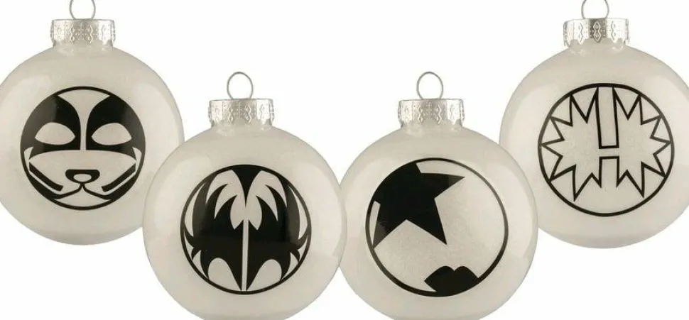 Kiss - Christmas Baubles (Set of 4)