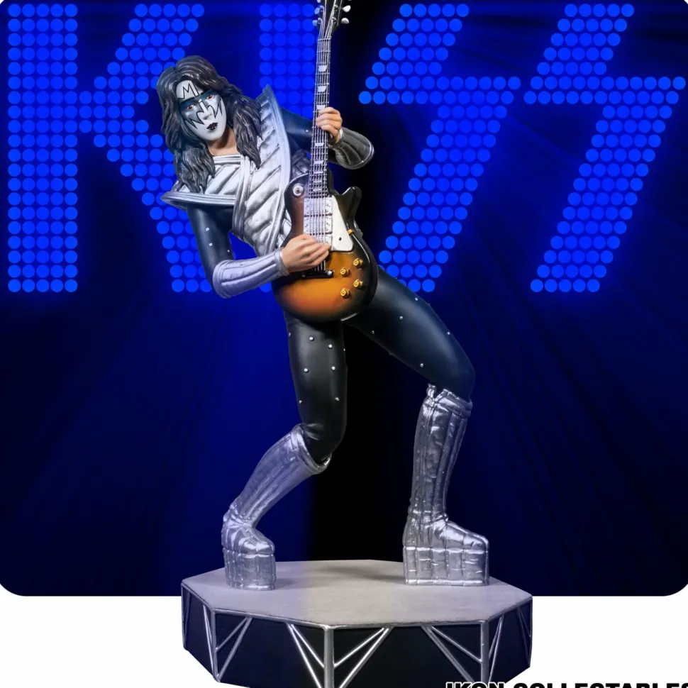 KISS - Love Gun Tour ’77 1/6th Scale Statue Bundle (Set of 4 Statues + Light Up Sign)