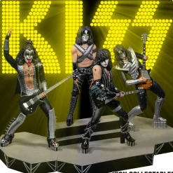 KISS - Love Gun Tour ’77 1/6th Scale Statue Bundle (Set of 4 Statues + Light Up Sign)