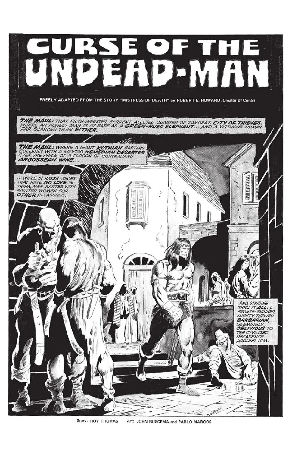 Kull the Savage - The Original Marvel Years Omnibus Hardcover Book (DM Variant Cover)