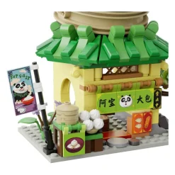 Kung Fu Panda - Po's Dumpling Shop Mini Street View Building Block Construction Set (316 Pieces)