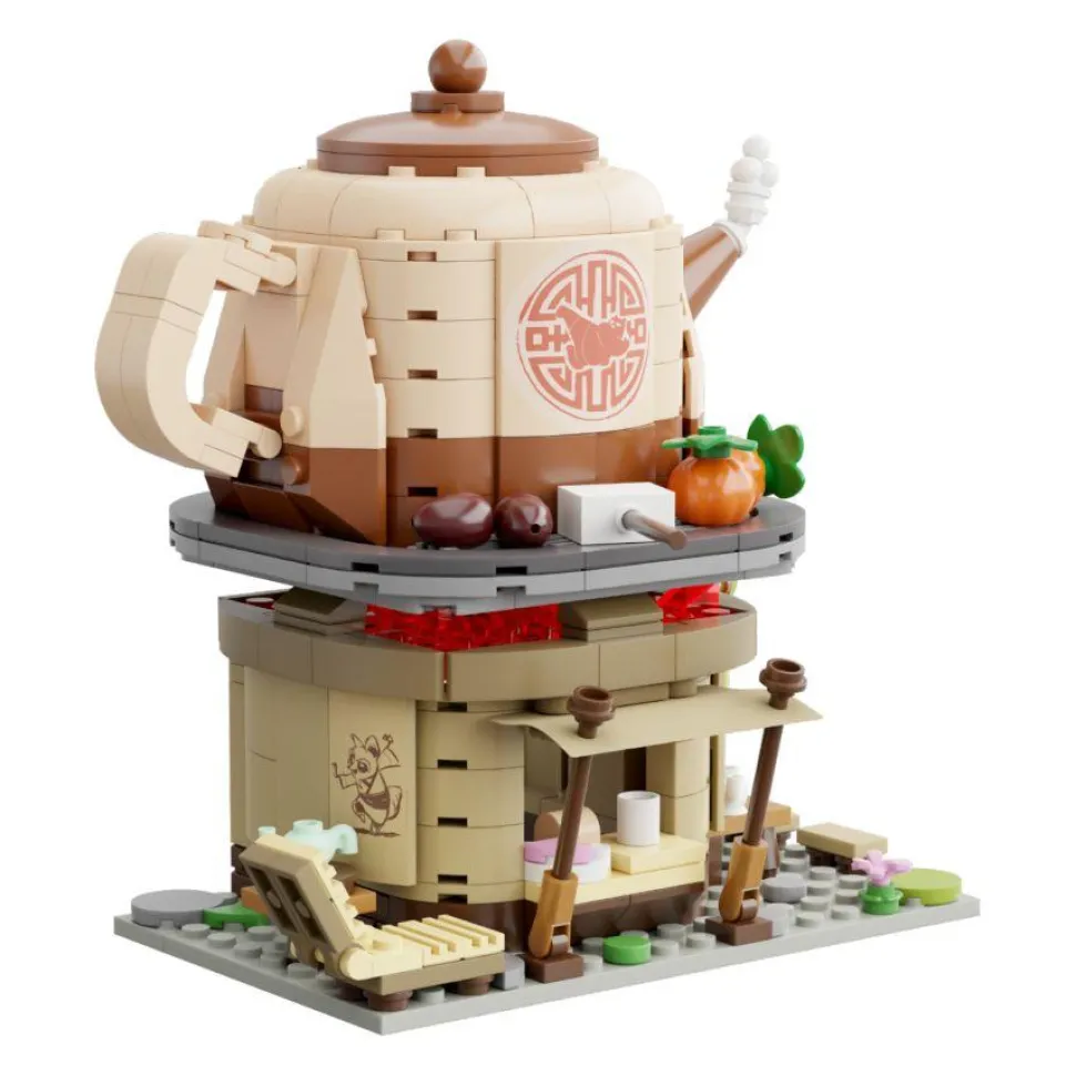 Kung Fu Panda - Shifu's Tea Stall Mini Street View Building Block Construction Set (335 Pieces)