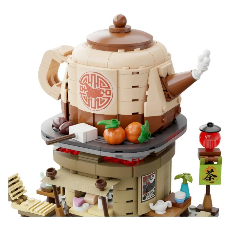 Kung Fu Panda - Shifu's Tea Stall Mini Street View Building Block Construction Set (335 Pieces)