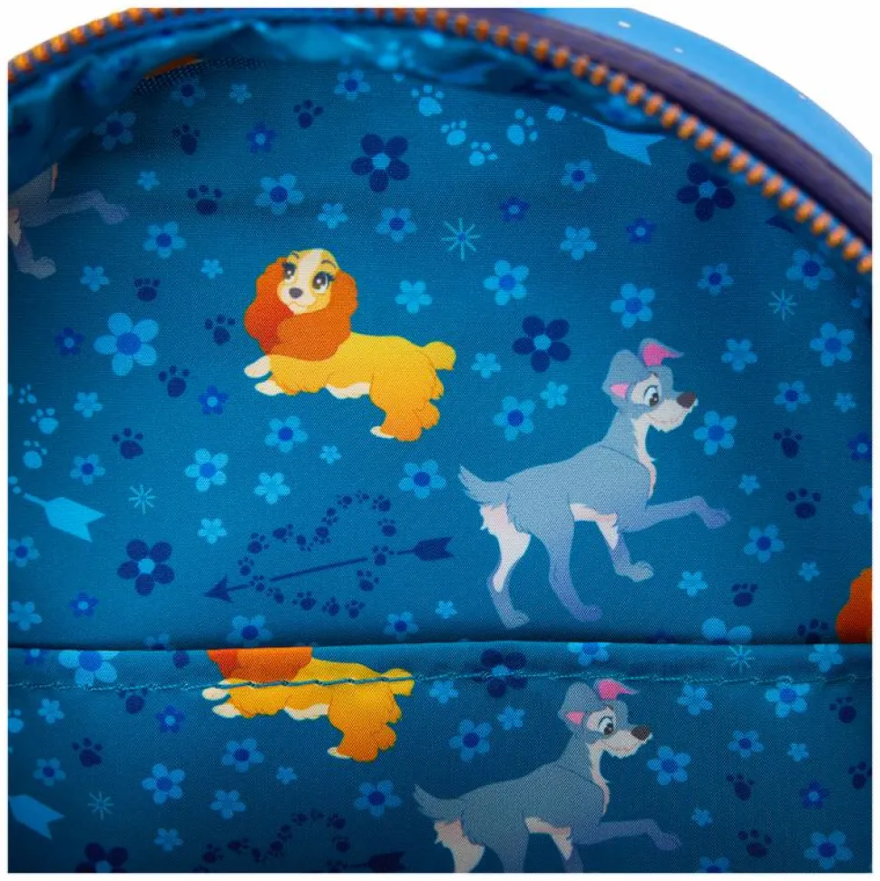Lady and the Tramp (1955) - 70th Anniversary 10" Faux Leather Mini Backpack