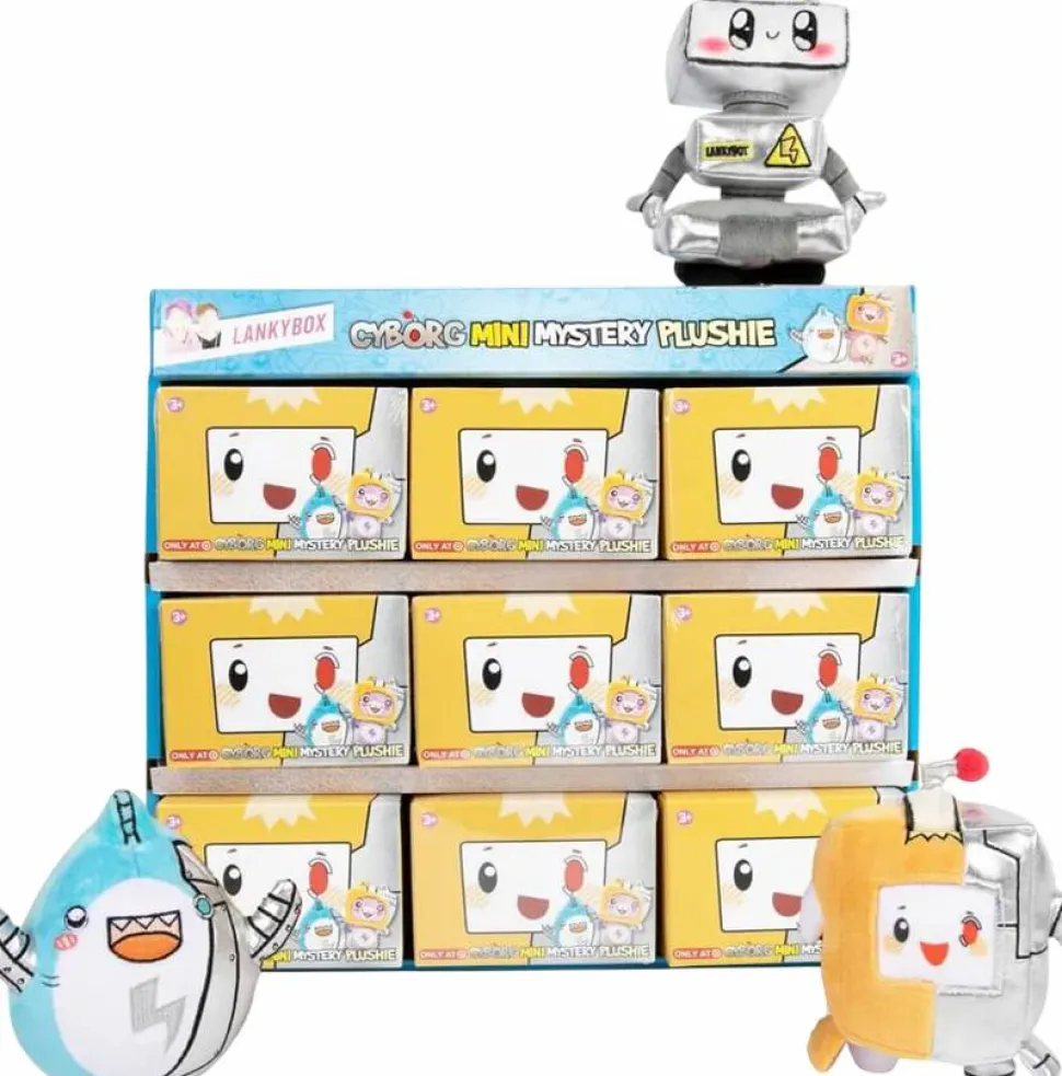 LankyBox - Cyborg Mini Mystery Plushie Blind Box 6" Plush (Display of 9)