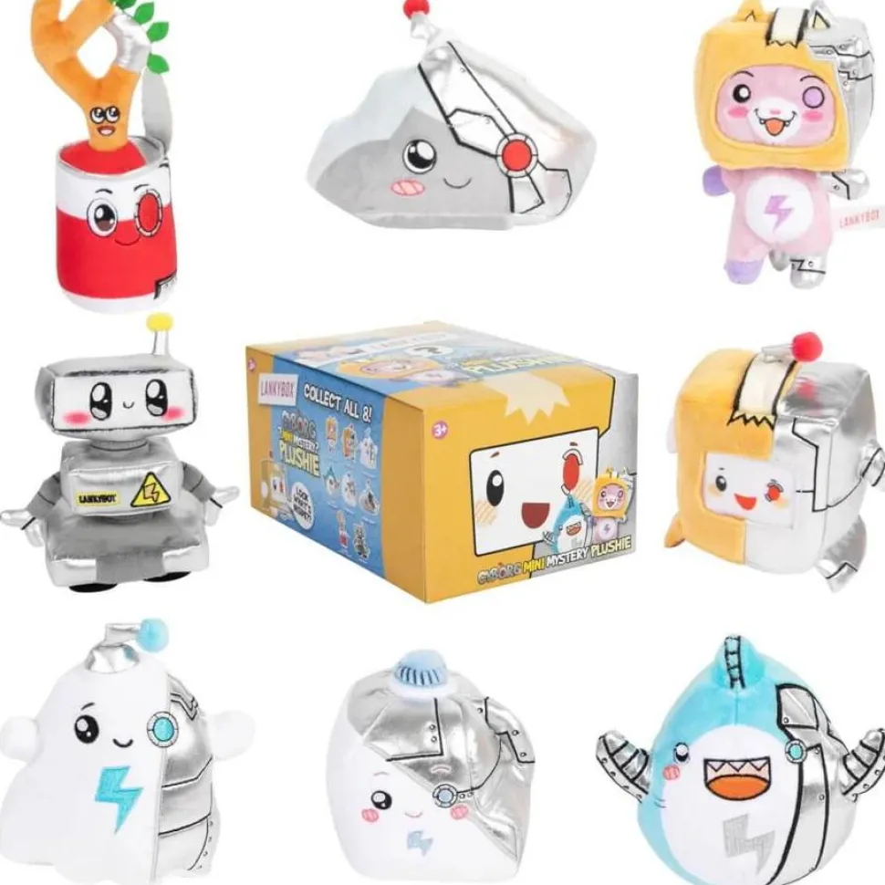 LankyBox - Cyborg Mini Mystery Plushie Blind Box 6" Plush (Single Unit)