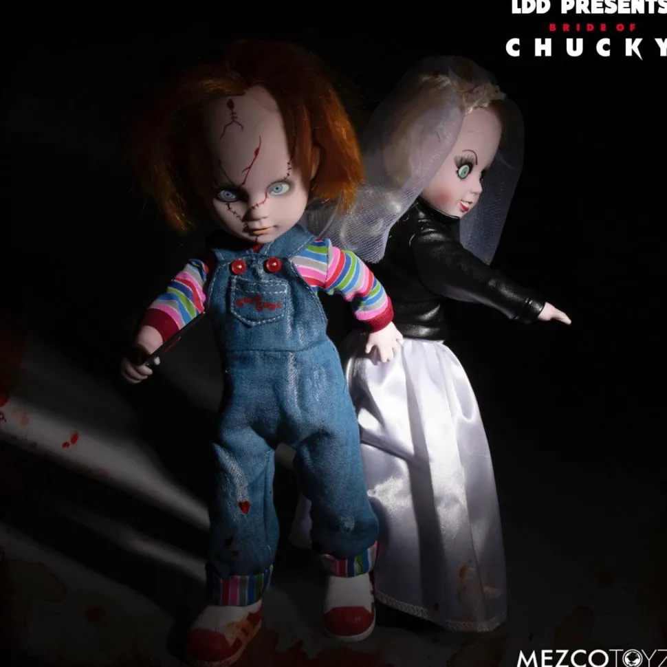 LDD Presents - Bride of Chucky Chucky and Tiffany 10” Living Dead Dolls 2-Pack