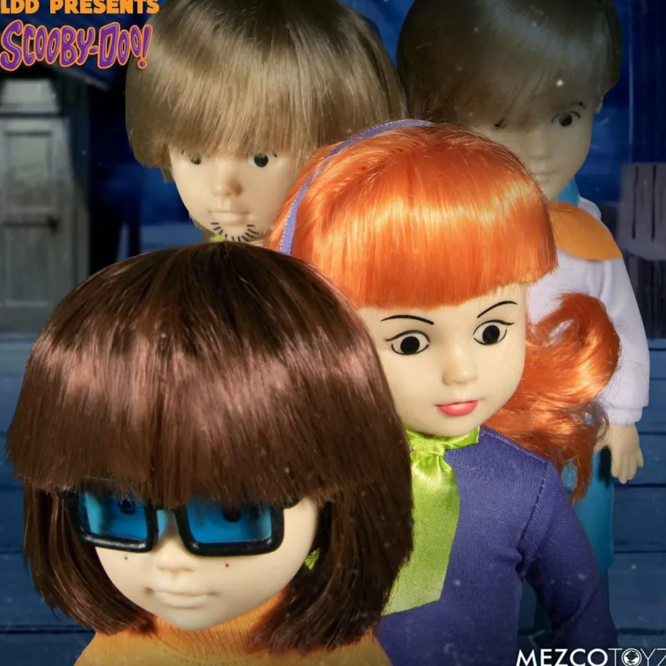 LDD Presents - Scooby-Doo & Mystery Inc Build-A-Figure 10” Living Dead Doll Bundle (Set of 4)