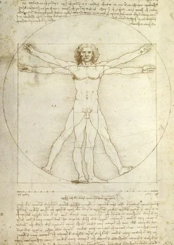 Leonardo Da Vinci - Uomo Vitruviano: The Vitruvian Man Puzzle (1000 Pieces)