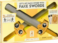 Let's Hit Each Other With Fake Swords - Large Box Version A Family Party Game by Exploding Kittens Card Game
