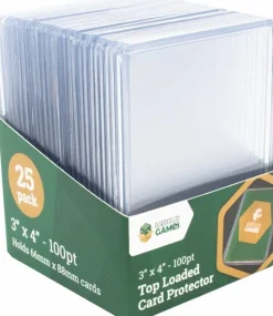 Lets Play Games - Top Loaded Card Protector 3"x4" 100pt (25 Pieces)