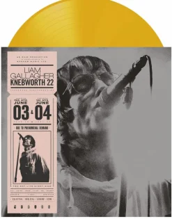 Liam Gallagher - Knebworth 22 LP Vinyl Record (Sun Yellow Coloured Vinyl)