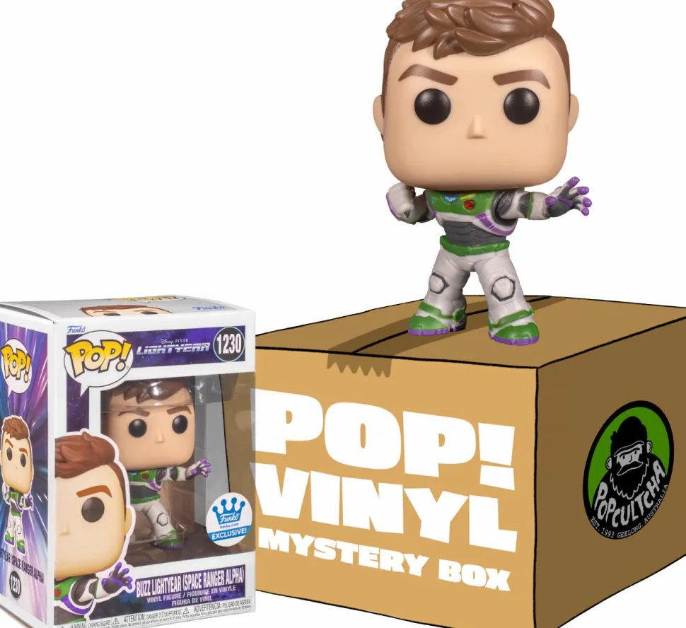 Lightyear (2022) - Buzz Lightyear with Alpha Suit Exclusive Mystery Box (Includes Buzz & 3 Mystery Exclusive Pop! Vinyl Figures)