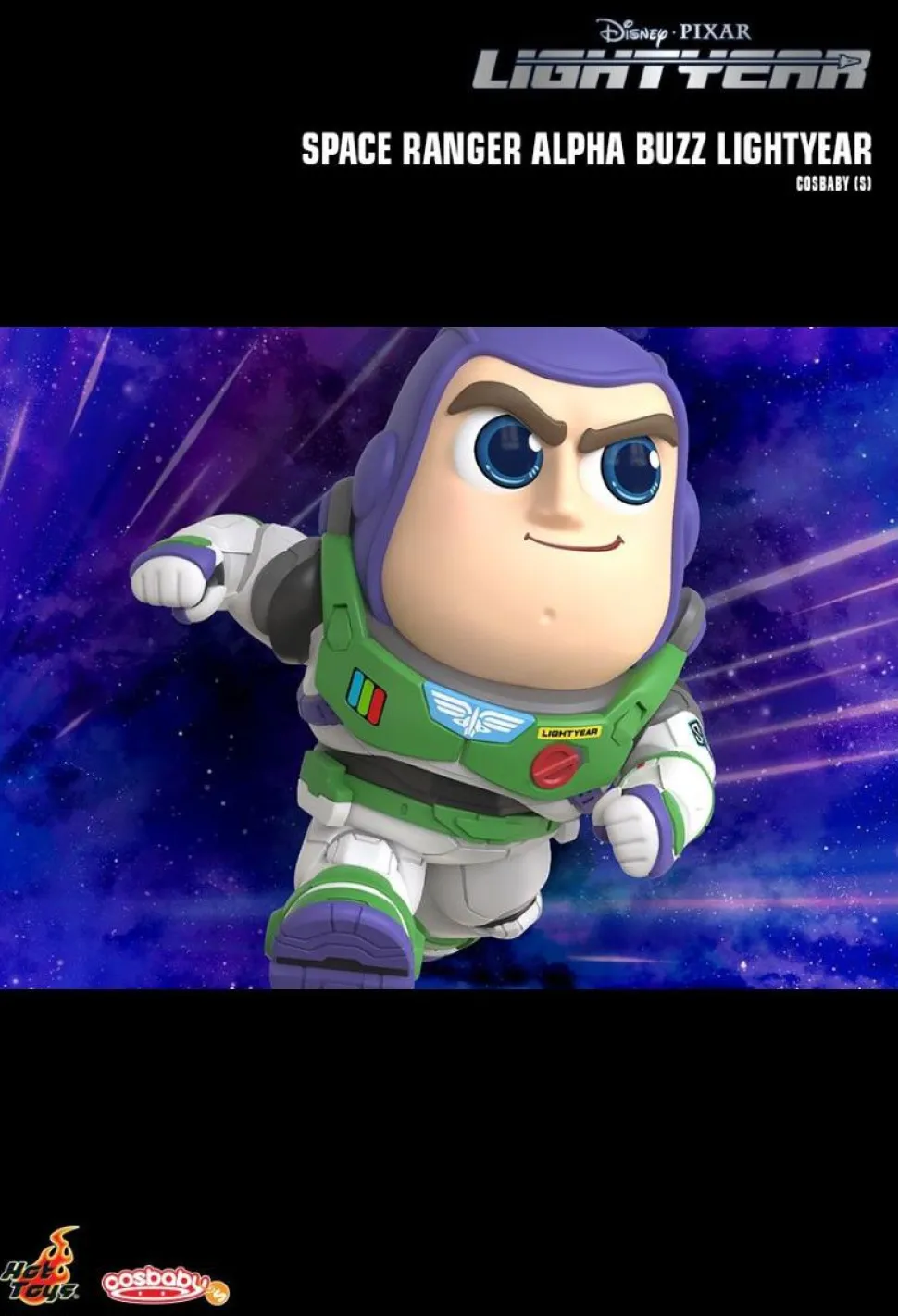Lightyear (2022) - Space Ranger Alpha Buzz Lightyear Cosbaby (S) Hot Toys Figure