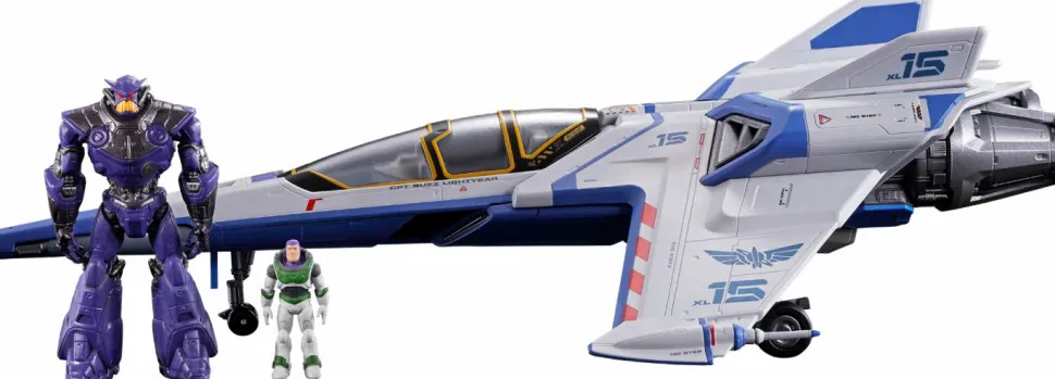 Lightyear (2022) - XL-15 Spaceship Chogokin 9” Action Figure Vehicle