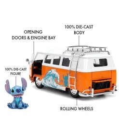 Lilo & Stitch - 1961 Volkswagen Bus with Stitch 1/24th Scale Die-Cast Vehicle Replica