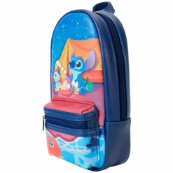 Lilo & Stitch - Camping Cuties 8" Faux Leather Pencil Case