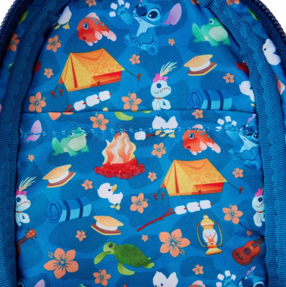 Lilo & Stitch - Camping Cuties 8" Faux Leather Pencil Case