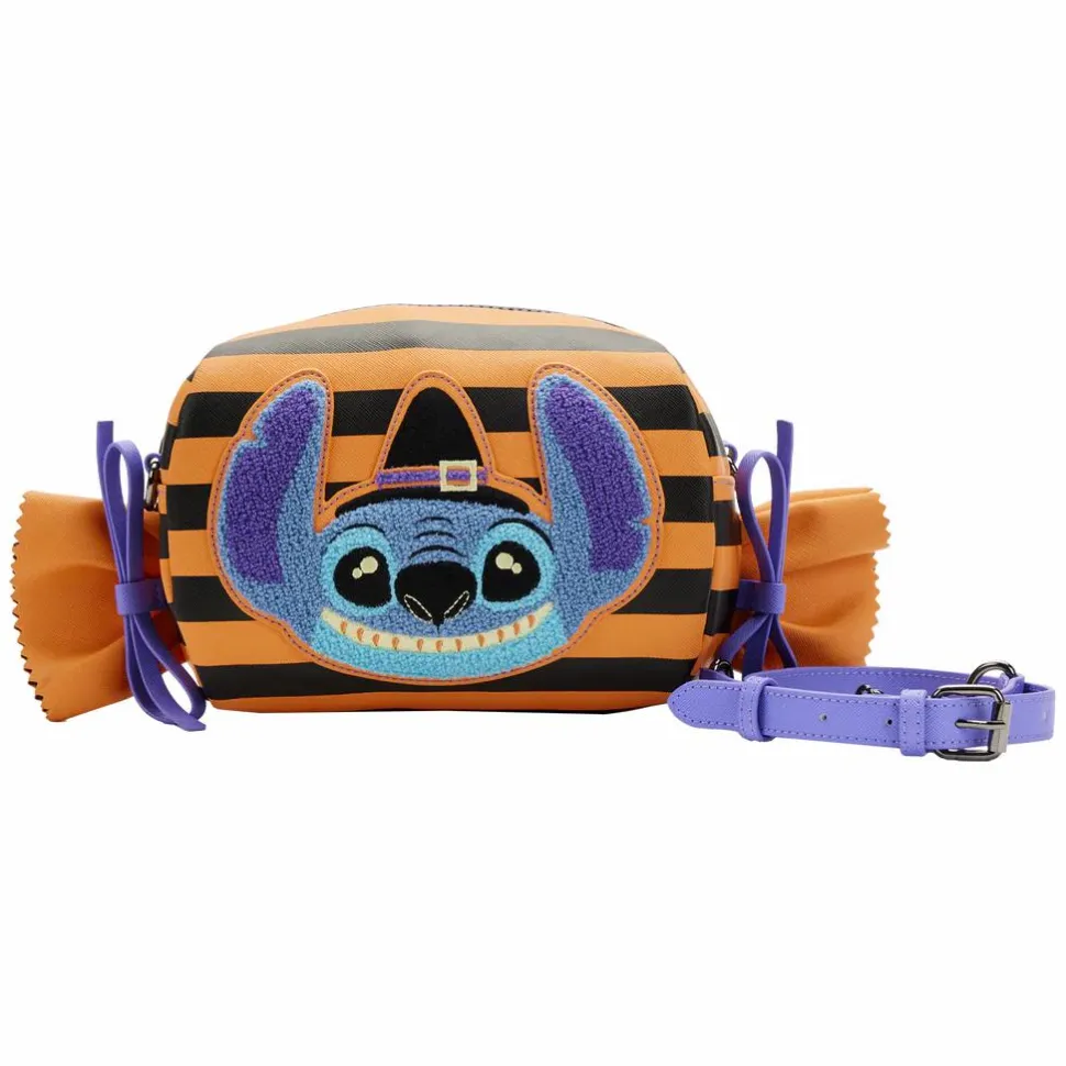Lilo & Stitch - Halloween Candy Wrapper 6” Faux Leather Crossbody Bag