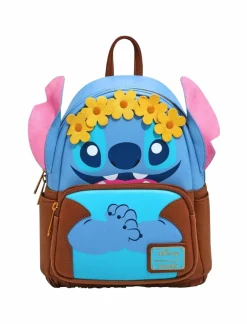 Lilo & Stitch - Hippie Stitch Cosplay 10” Faux Leather Mini Backpack
